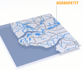 3d view of Agnak Petit