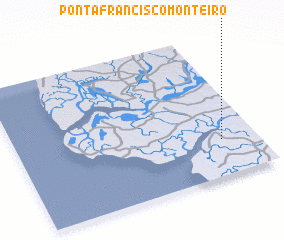 3d view of Ponta Francisco Monteiro