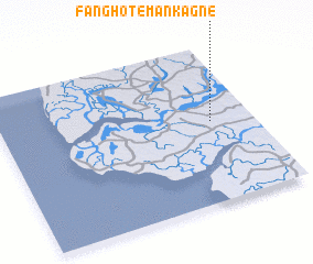 3d view of Fanghote Mankagne