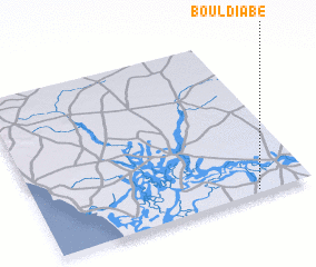 3d view of Bouldiabé