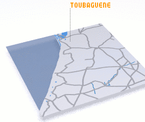 3d view of Touba Guène