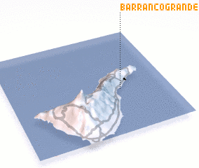 3d view of Barranco Grande