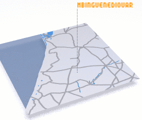3d view of Mbinguène Diouar
