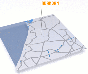 3d view of Ndam Dam