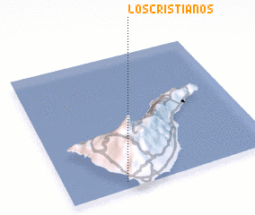 3d view of Los Cristianos