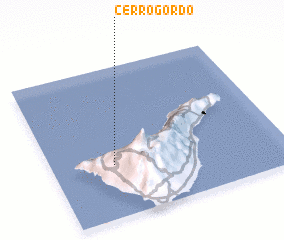 3d view of Cerrogordo