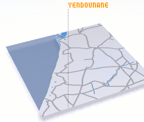 3d view of Yendounane
