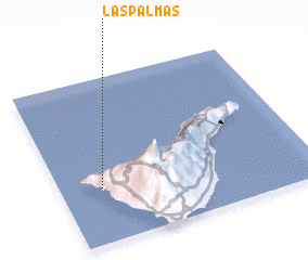 3d view of Las Palmas