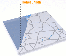 3d view of Mboro-sur-Mer