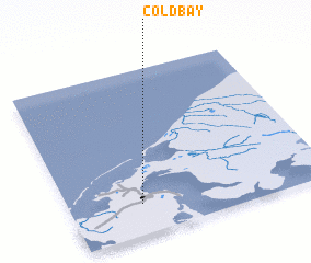 3d view of Cold Bay