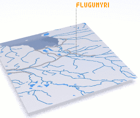 3d view of Flugumýri