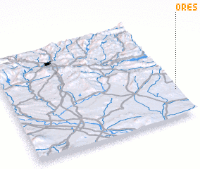 3d view of Orés