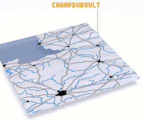 3d view of Champ-du-Boult