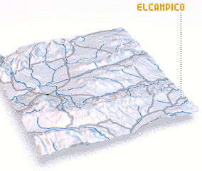 3d view of El Campico