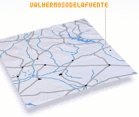 3d view of Valhermoso de la Fuente