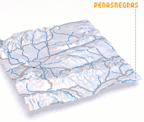 3d view of Peñas Negras