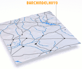 3d view of Barchín del Hoyo