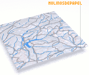 3d view of Molinos de Papel