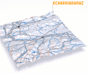 3d view of Echarri-Aranaz