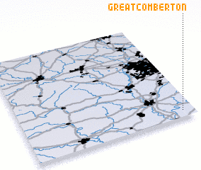 3d view of Great Comberton