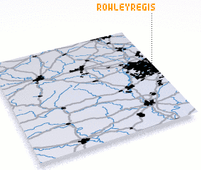 3d view of Rowley Regis