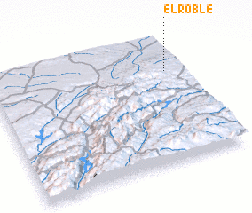 3d view of El Roble