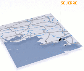 3d view of Sévérac