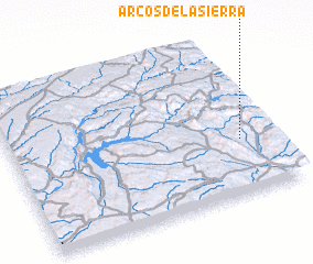 3d view of Arcos de la Sierra