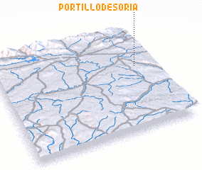 3d view of Portillo de Soria