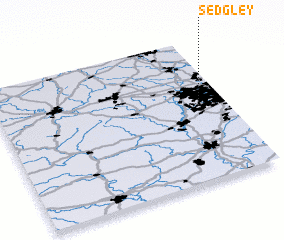 3d view of Sedgley