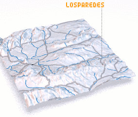 3d view of Los Paredes