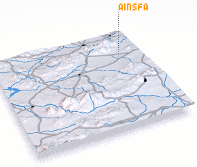 3d view of Aïn Sfa