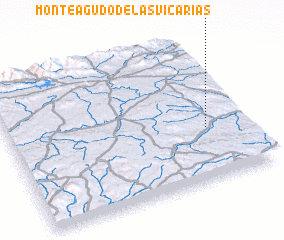 3d view of Monteagudo de las Vicarías