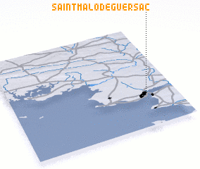 3d view of Saint-Malo-de-Guersac