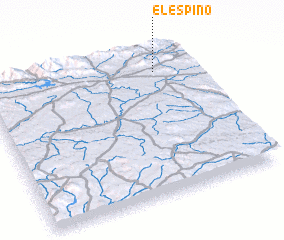 3d view of El Espino