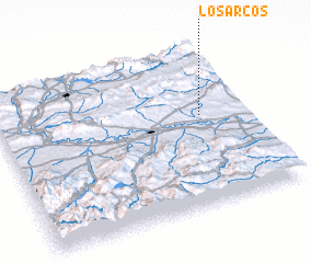 3d view of Los Arcos