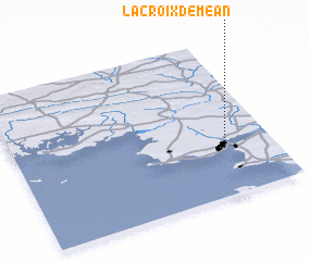 3d view of La Croix de Méan