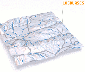 3d view of Los Blases