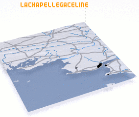 3d view of La Chapelle-Gaceline