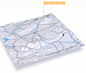 3d view of Beni Mimoun