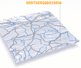 3d view of Montuenga de Soria