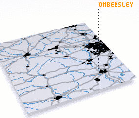 3d view of Ombersley