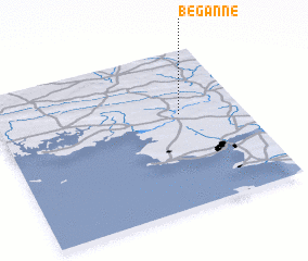 3d view of Béganne