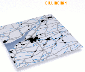 3d view of Gillingham