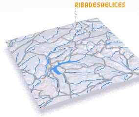 3d view of Riba de Saelices