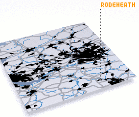 3d view of Rode Heath