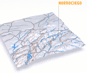 3d view of Horno Ciego