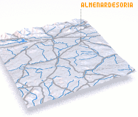 3d view of Almenar de Soria