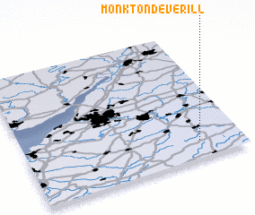 3d view of Monkton Deverill