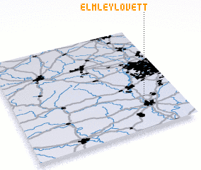 3d view of Elmley Lovett